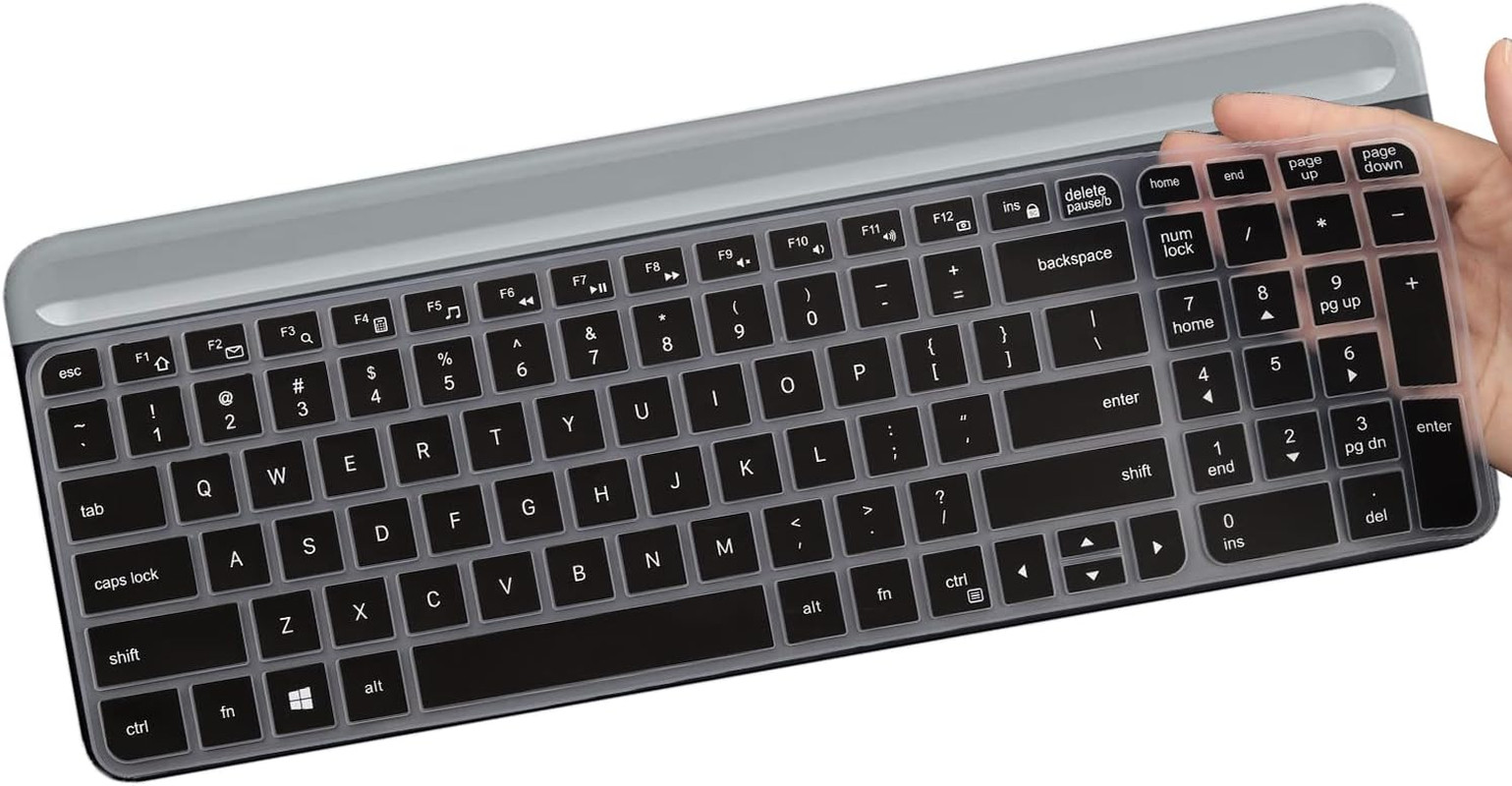 Keyboard Cover for Logitech MK470 & Logitech MK470 Wireless Ultra Thin Silicone