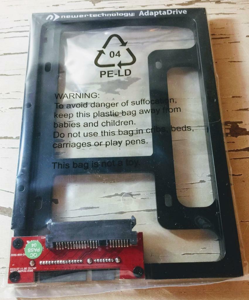 NewerTech AdaptaDrive 2.5" to 3.5" Drive Converter Bracket NEW 