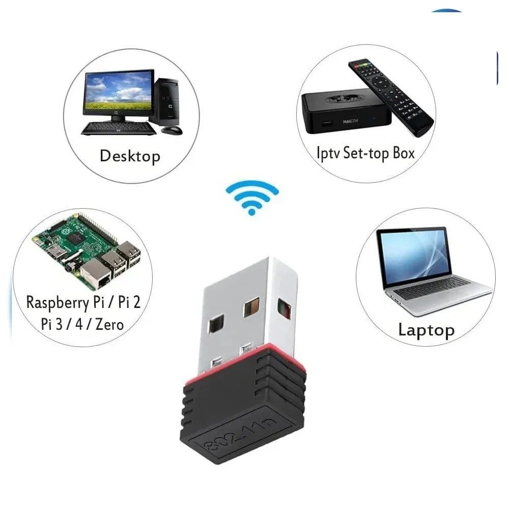 New Mini USB Wireless 802.11B/G/N LAN Card WiFi Network Adapter RTL8188