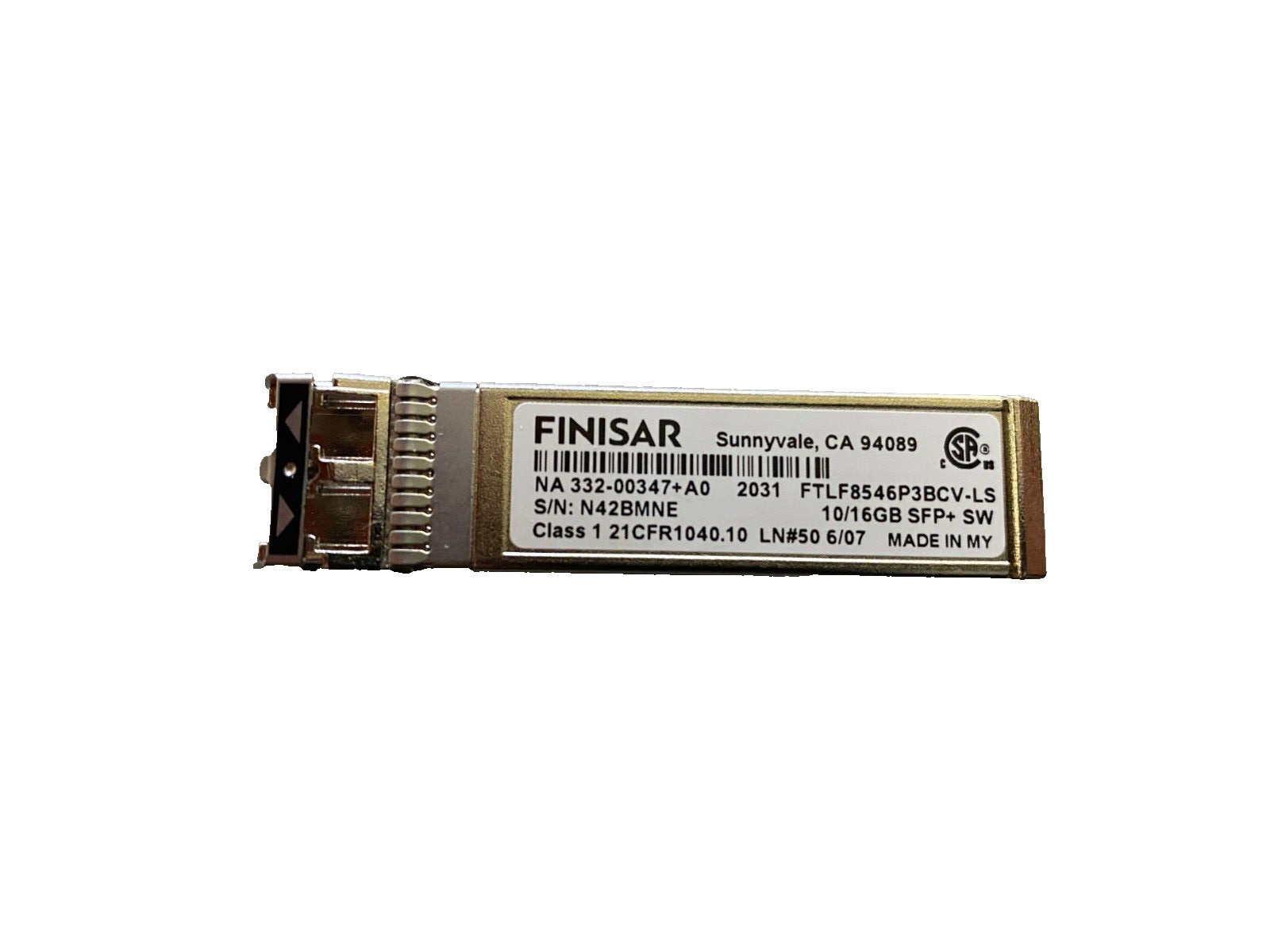 LOT OF 19 Finisar FTLF8546P3BCV-LS  10/16Gb Fibre Channel SW SFP NetApp