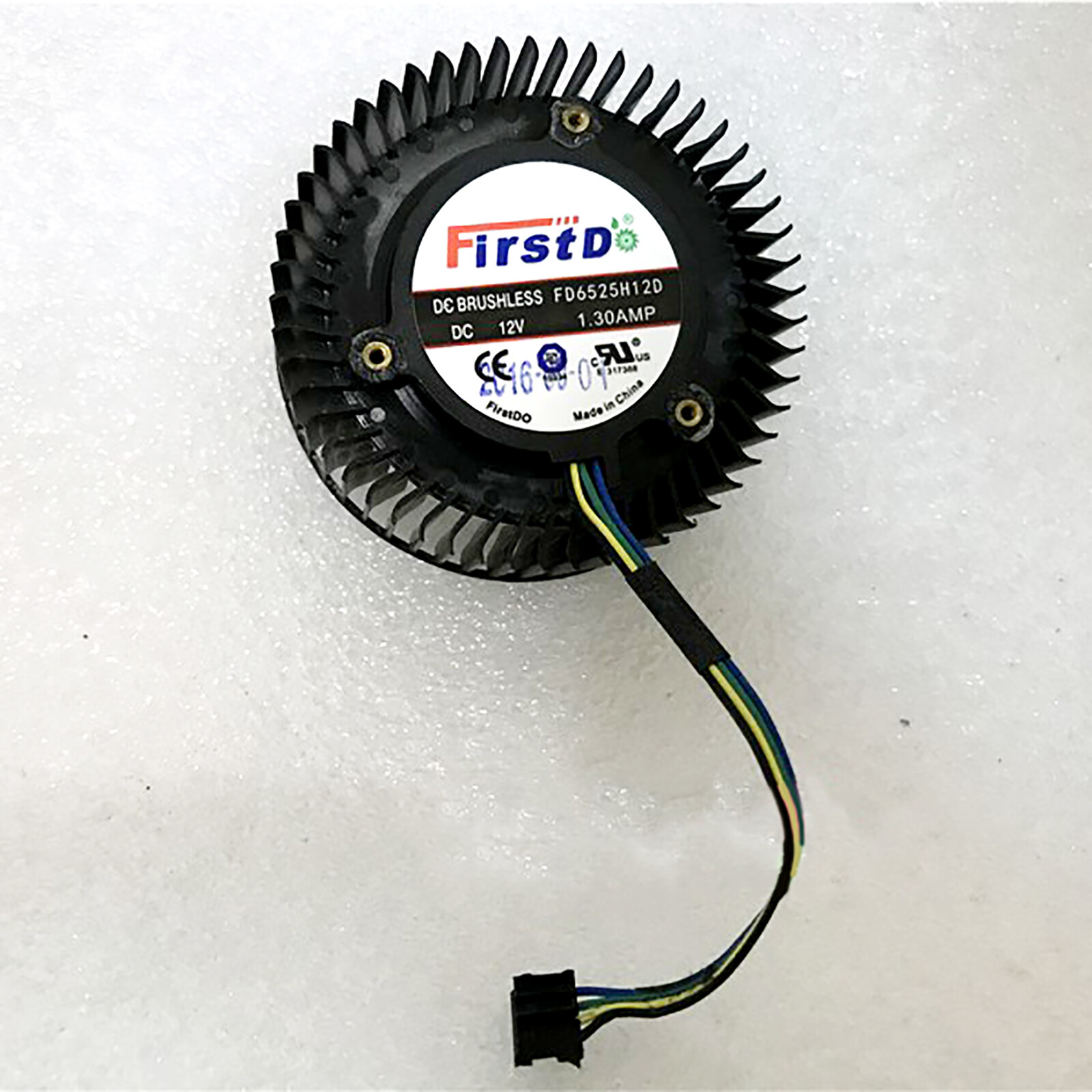 For ASUS TURBO GTX1070 1070TI DC 12V 1.30A FD6525H12D Graphics Card Cooling Fan