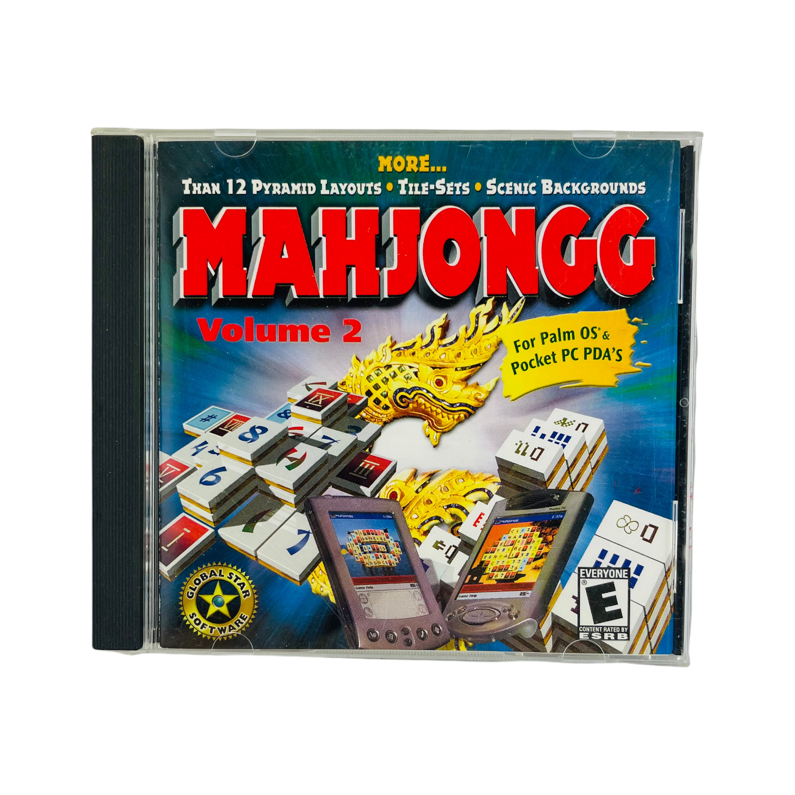 Vintage 2002 PC Game - Mahjongg Vol 2 - Global Star Software CD-Rom Window 95/98