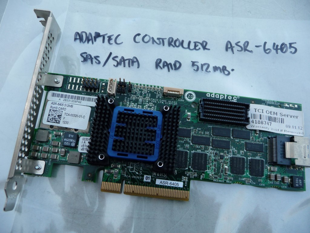 AU SELLER Adaptec ASR-6405 4x SAS/SATA 6G 512MB PCIe RAID CONT card -TESTED