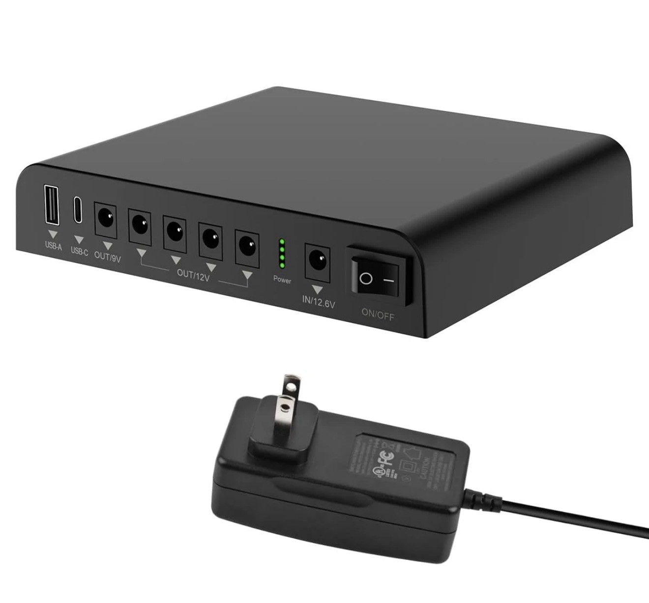 TalentCell Mini UPS Uninterrupted Power Supply 27000mAh 97.2Wh Lithium Black