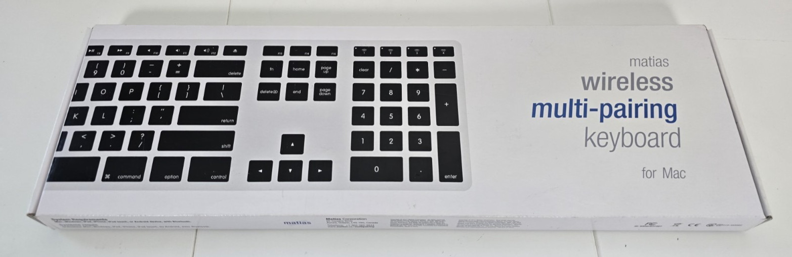 Matias FK416BT  Wireless Aluminum Keyboard For Mac Space Gray US