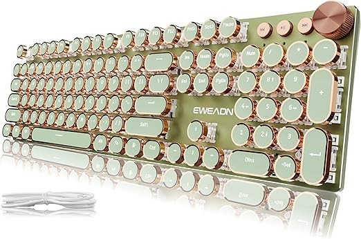 EWEADN V20 Typewriter Mechanical Gaming Keyboard