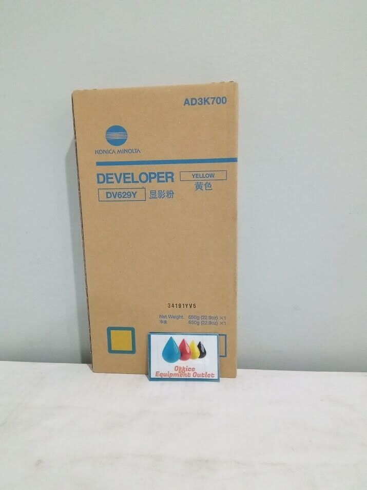 Konica Minolta AD3K700 DV629Y Yellow Developer