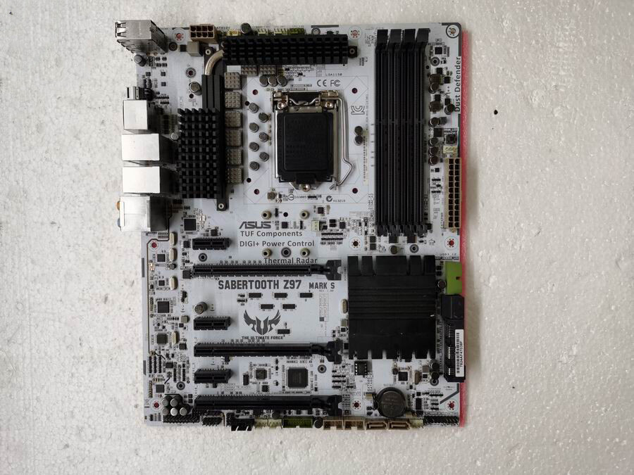 FOR ASUS SABERTOOTH Z97 MARK S 32GB HDMI LGA 1150 DDR3 ATX Motherboard Test OK