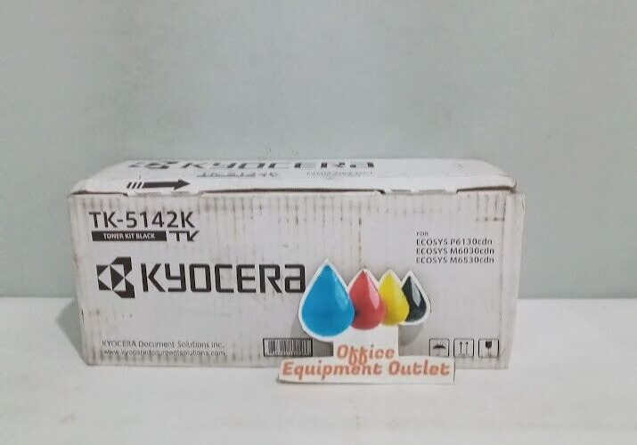 Kyocera TK-5142K TK5142K Black Toner Cartridge