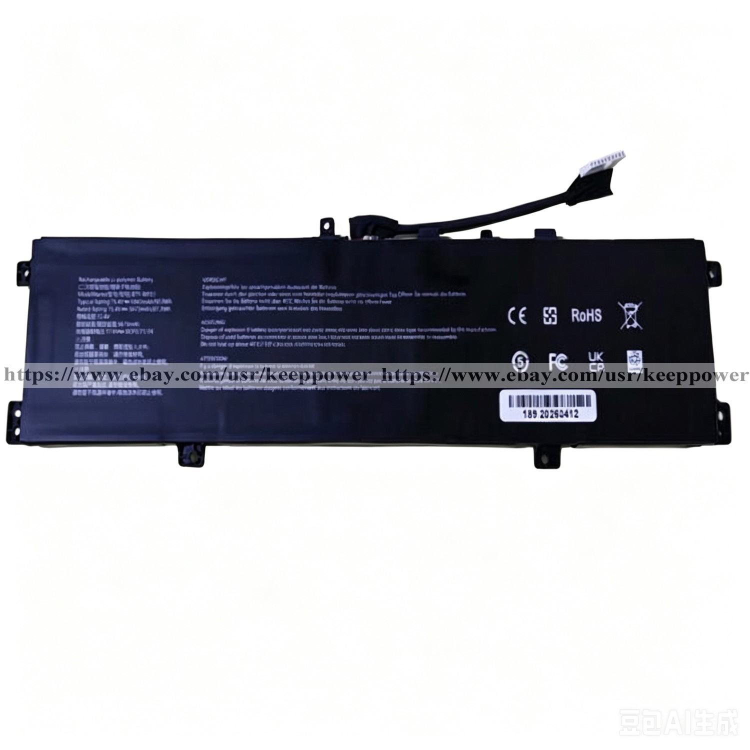 New BTY-M551 Battery For MSI Vector 16 HX A13VHG A13VIG A14VFG A14VGG