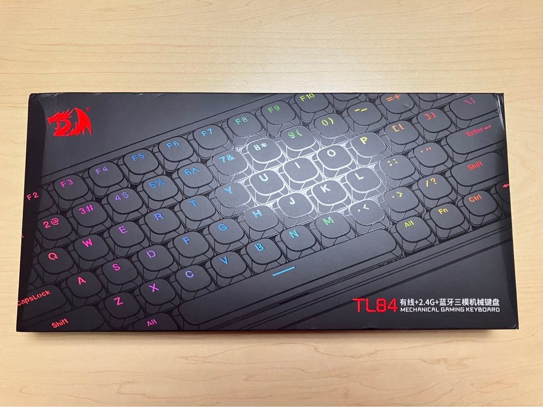 Redragon TL84 Light Green OUTEM Low Profile Red Switch Wireless Gaming Keyboard
