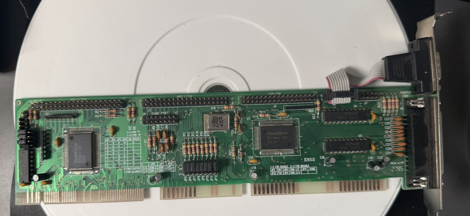 GoldStar PRIME 2C 9526 VLB (VESA Local Bus) Multi I/O Controller Card