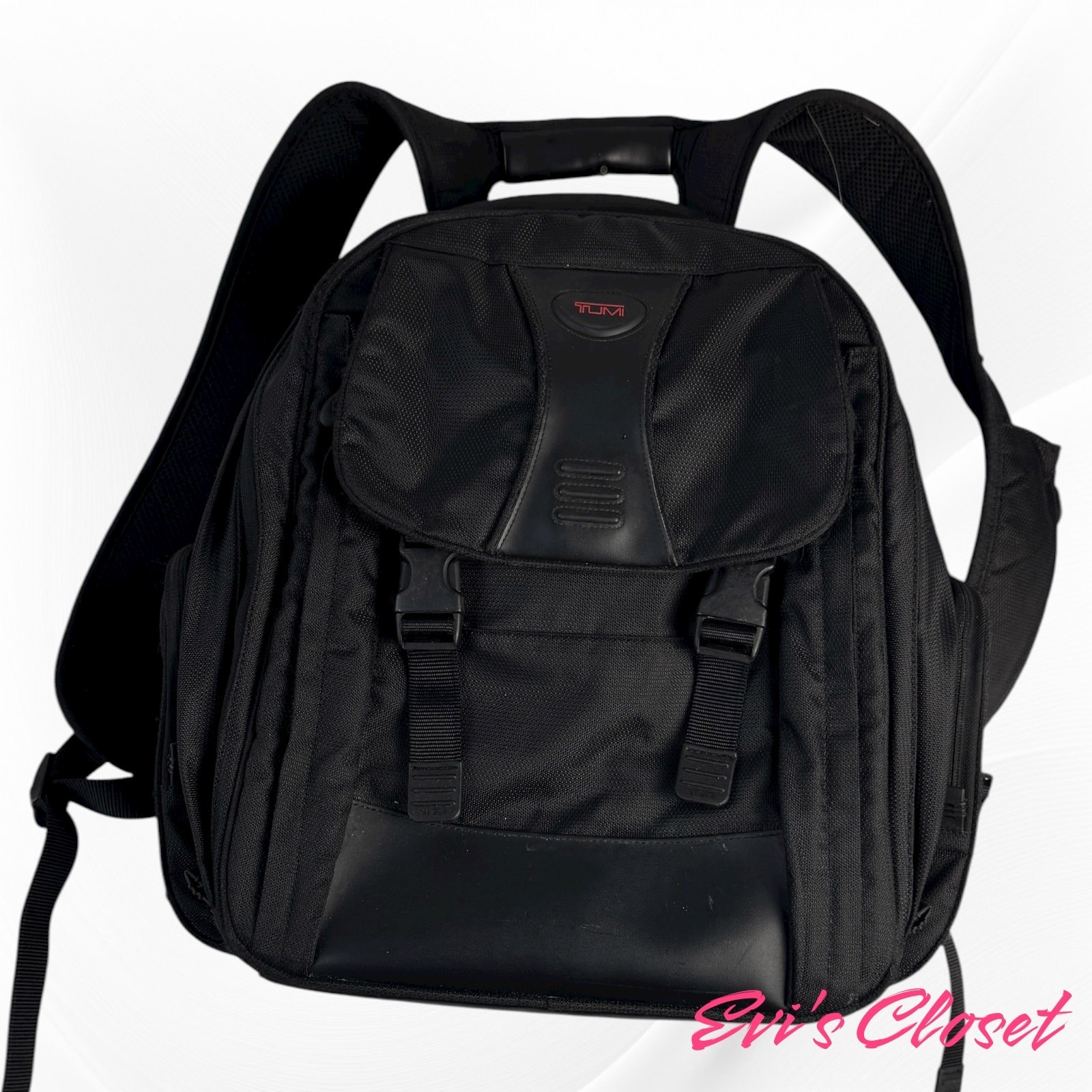 Authentic Tumi Free Style 520 C Ballistic Nylon Black Laptop Backpack Y2K