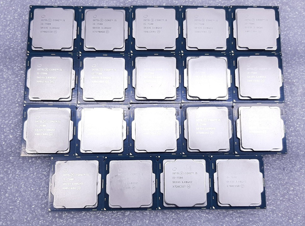 (LOT OF 19) Intel Core i5-7500 3.40GHz LGA1151 Quad Core Desktop Processor #99