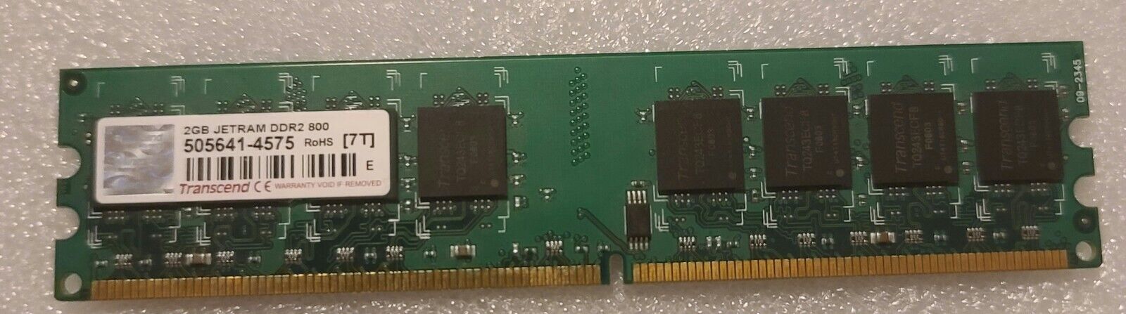 Transcend 2GB JETRAM DDR2 800 jm800qlu-2g ROHS {7t}