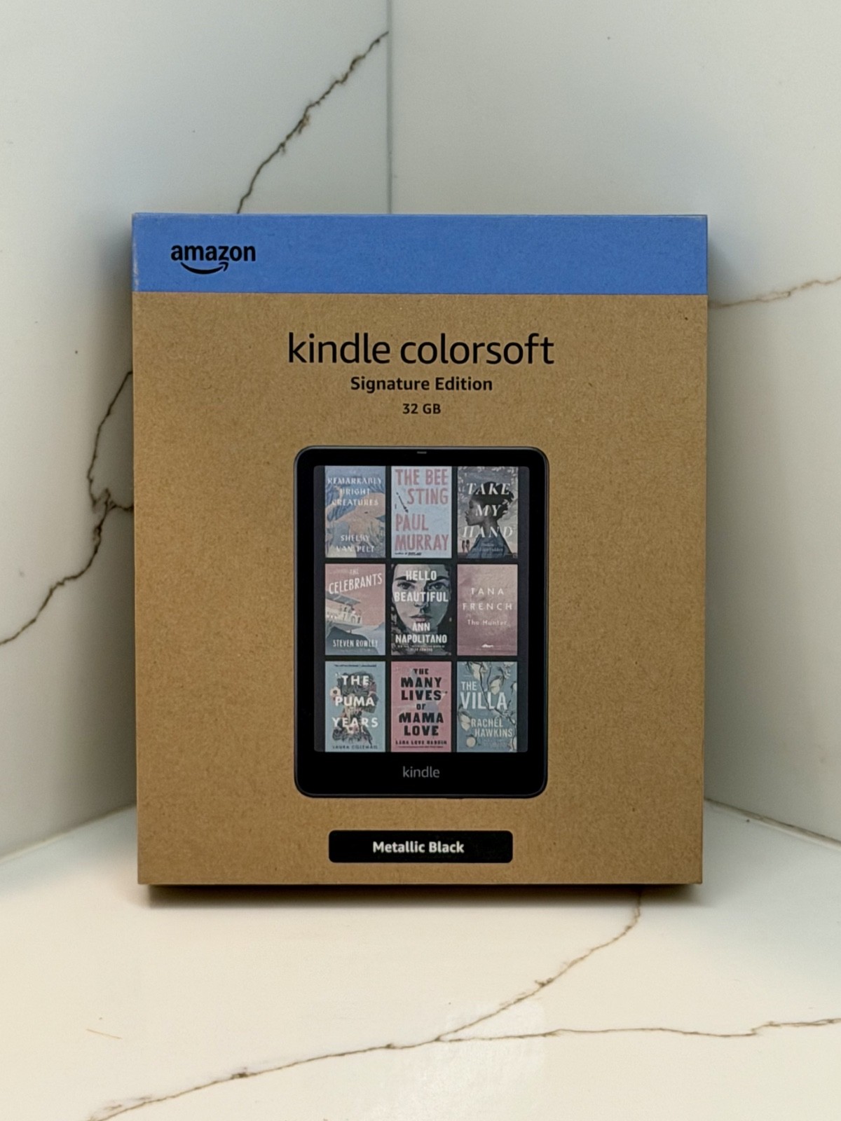 Kindle Colorsoft Signature Edition 32GB Metallic Black E-Reader Open Box Unused