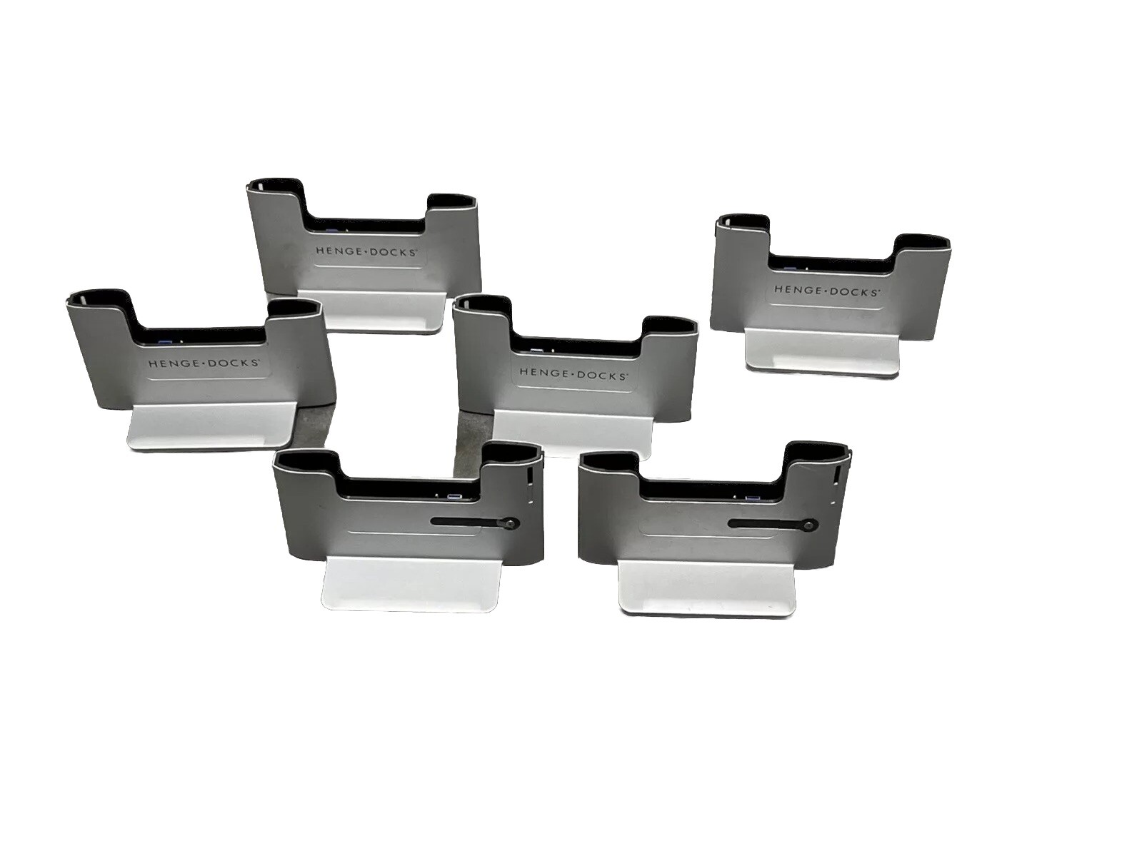 Lot Of(6)  Henge Docks Vertical Docking Station Metal Edition HD04VA13MBPR