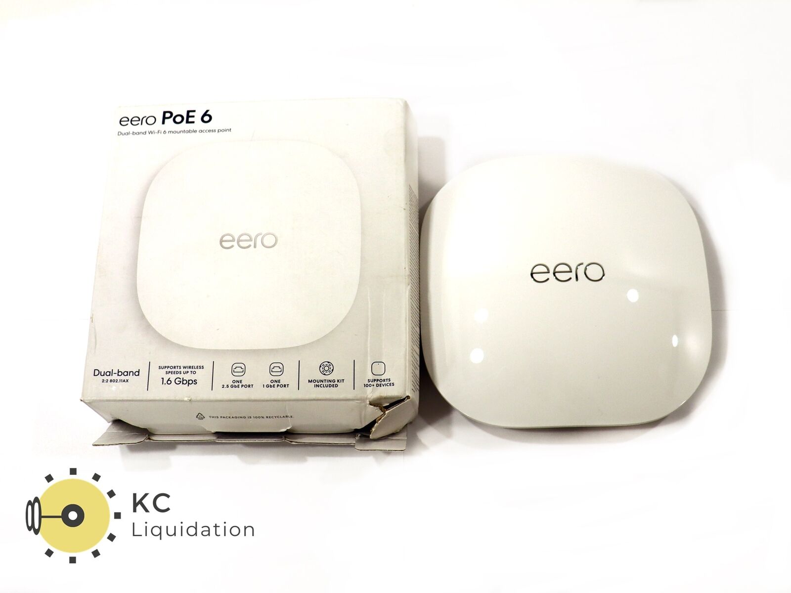 eero PoE 6 (T010001) Dula-Band Wi-Fi Mountable Access Point - New