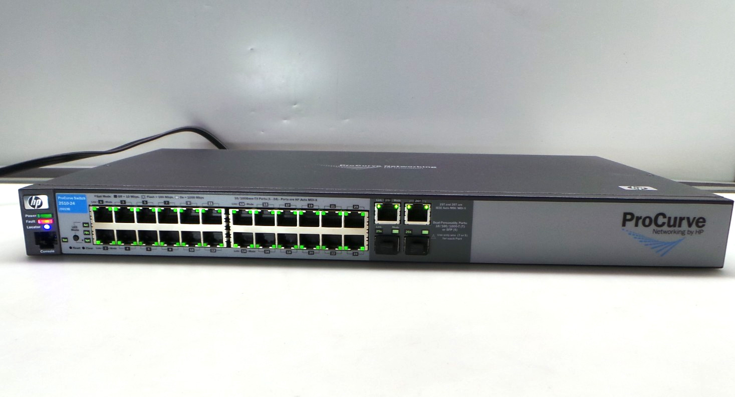 HP ProCurve 2510-24 J9019B 24 Port Fast Managed Ethernet Switch - Tested