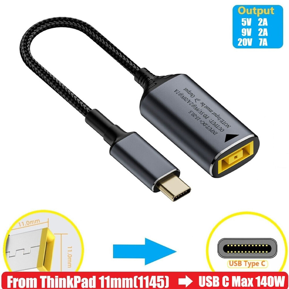 5-15 140W Laptop Charger TO USB Type C PD Power Converter Charging Cable Adapter