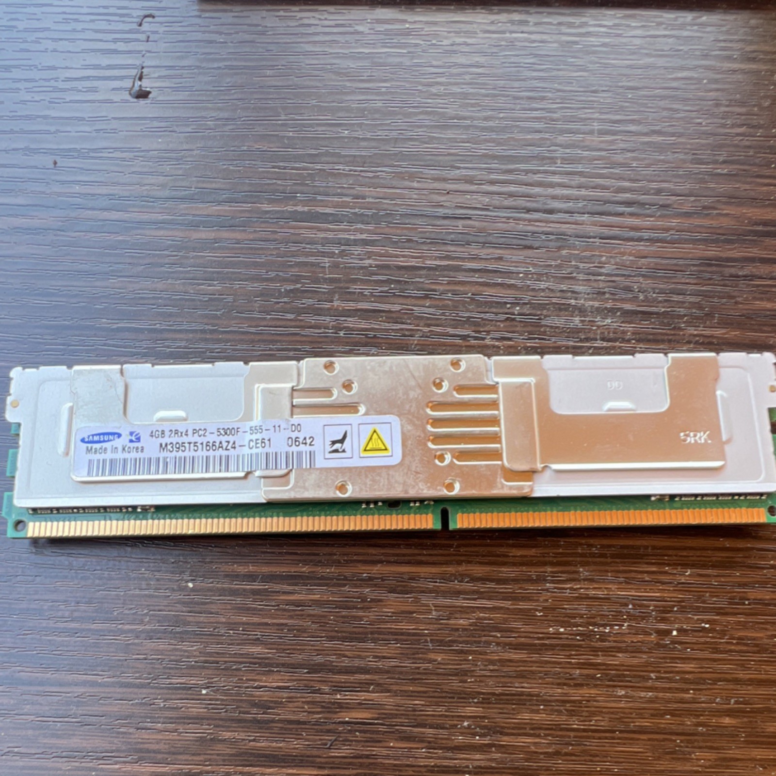 Samsung 4GB DDR2 DIMM PC2-5300F ECC Fully Buffered Server RAM M395T5166A2A4-CE61