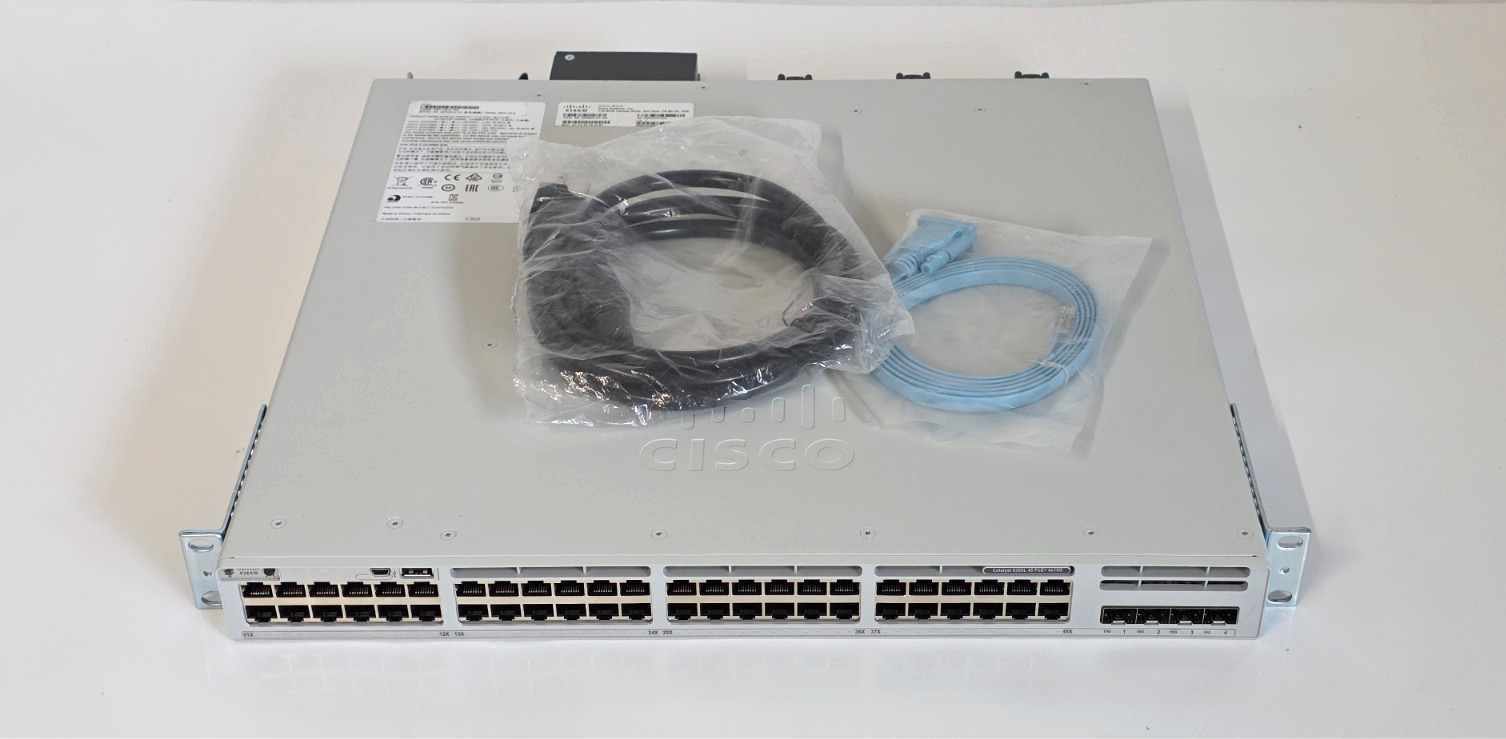 Cisco Catalyst C9300L-48PF-4X-E 48 Port 1G PoE 4 10G SFP Network Essentials