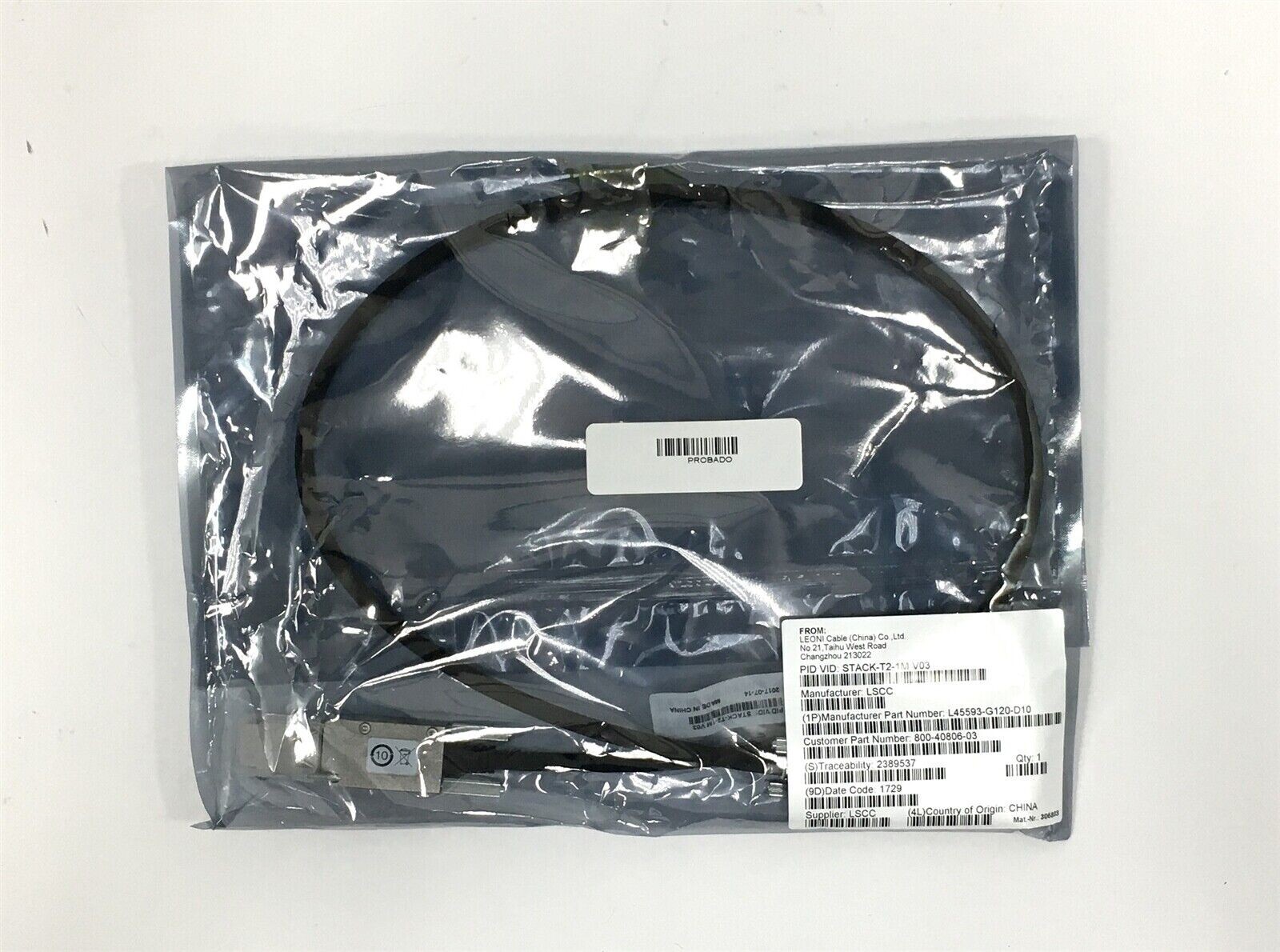 Cisco Switch Stacking Cable STACK-T2-1M StackWise 160 800-40806-03