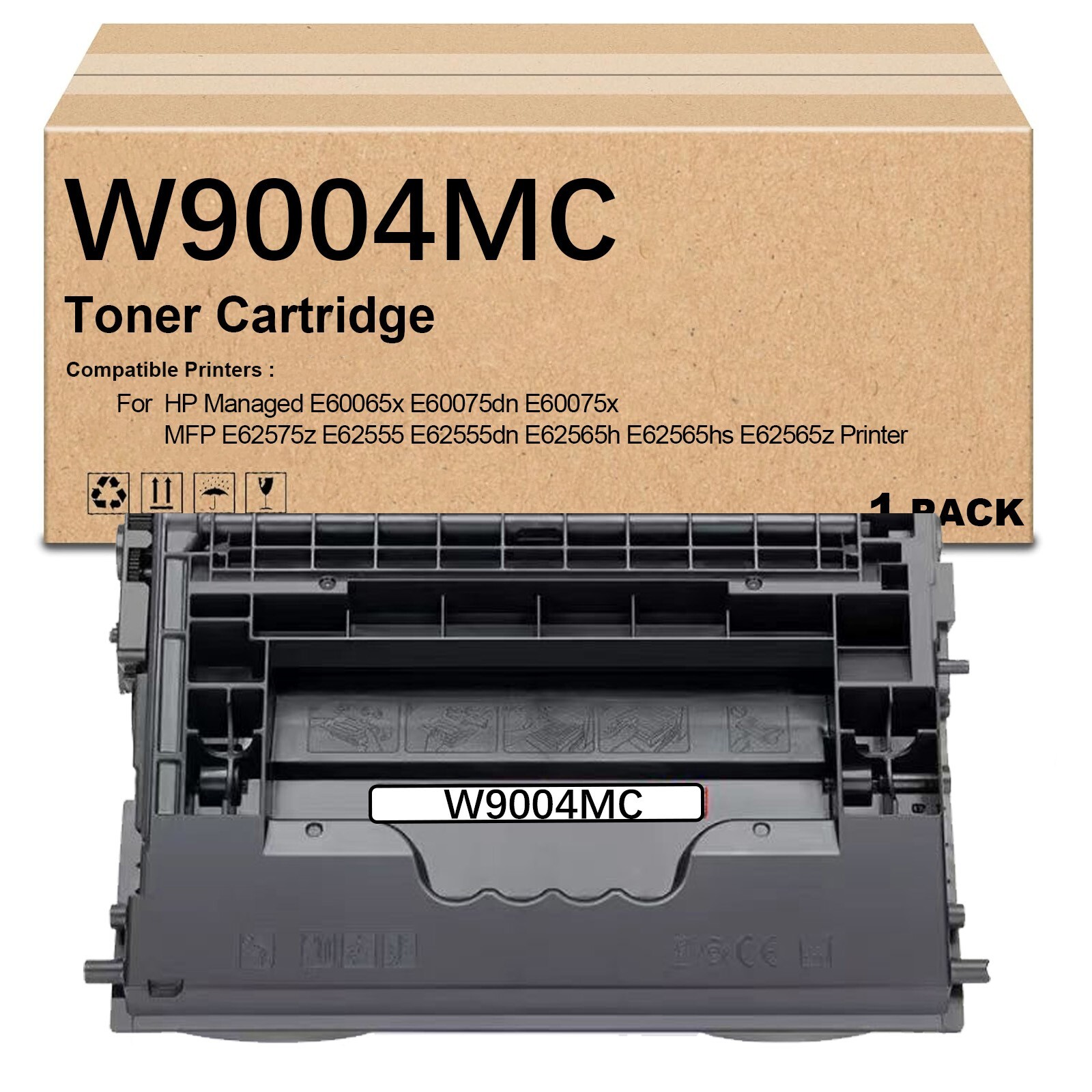 (Open Box)1PK W9004 W9004MC Toner Cartridge Replacement for HP E60065x E60075dn
