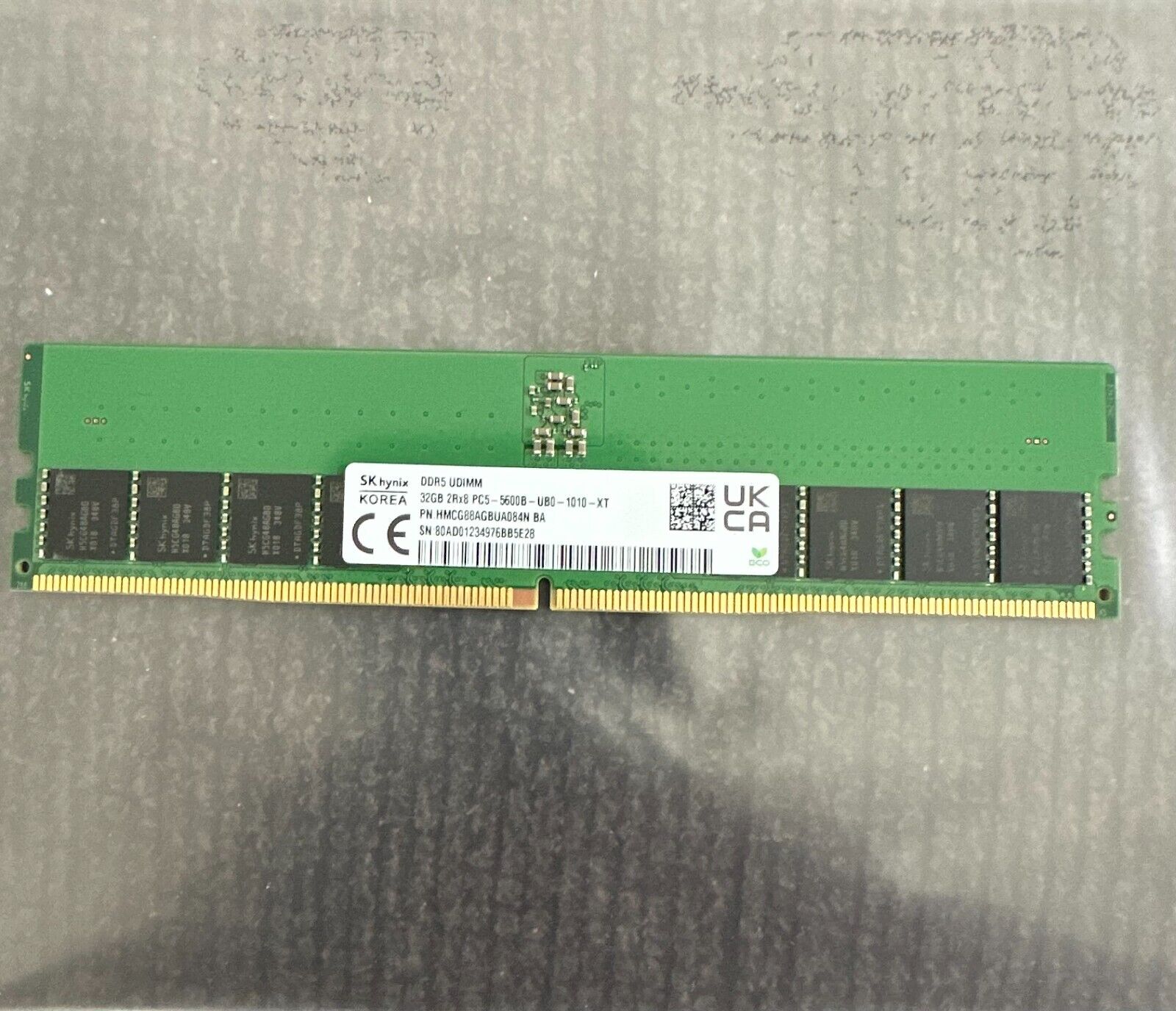 HYNIX DDR5 32GB 5600 CL40 memory RAM  -DIMM HMCG88AGBUA084N BA