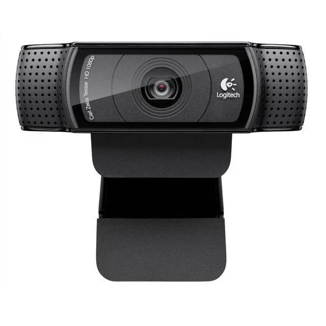 Logitech C910 HD Pro Webcam 1080p Carl Zeiss Lens V-U0017; USB Connection