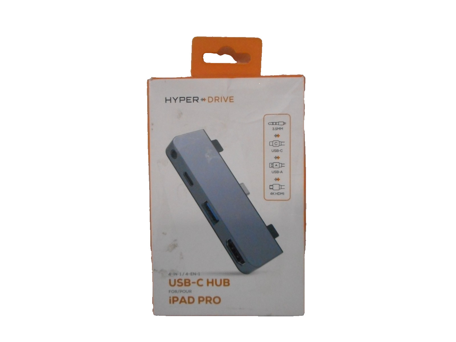 Hyper Hyperdrive 4-In-1-USB-C Hub For Apple iPad Pro -Grey- **Brand New**