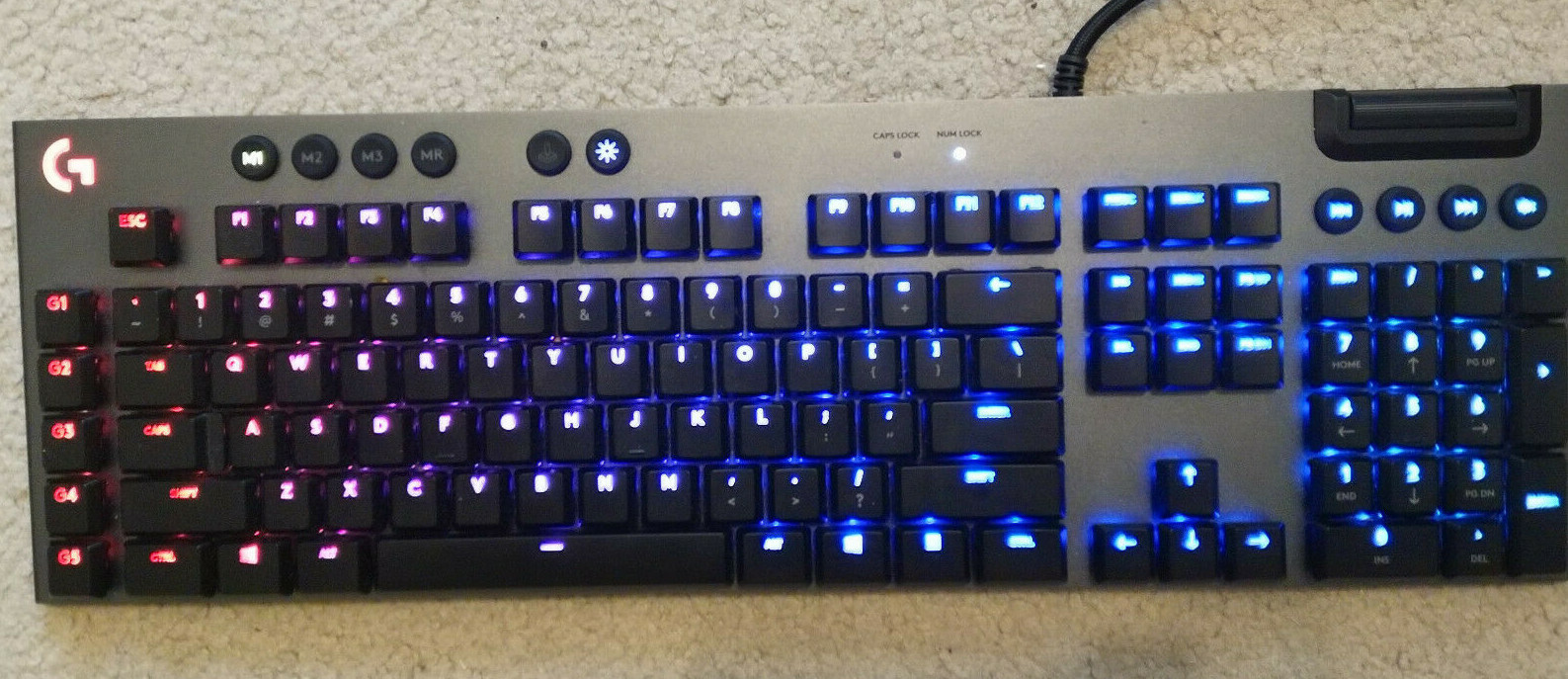 Logitech - G815 LIGHTSYNC RGB Mechanical Gaming Keyboard with GL Clicky Switch