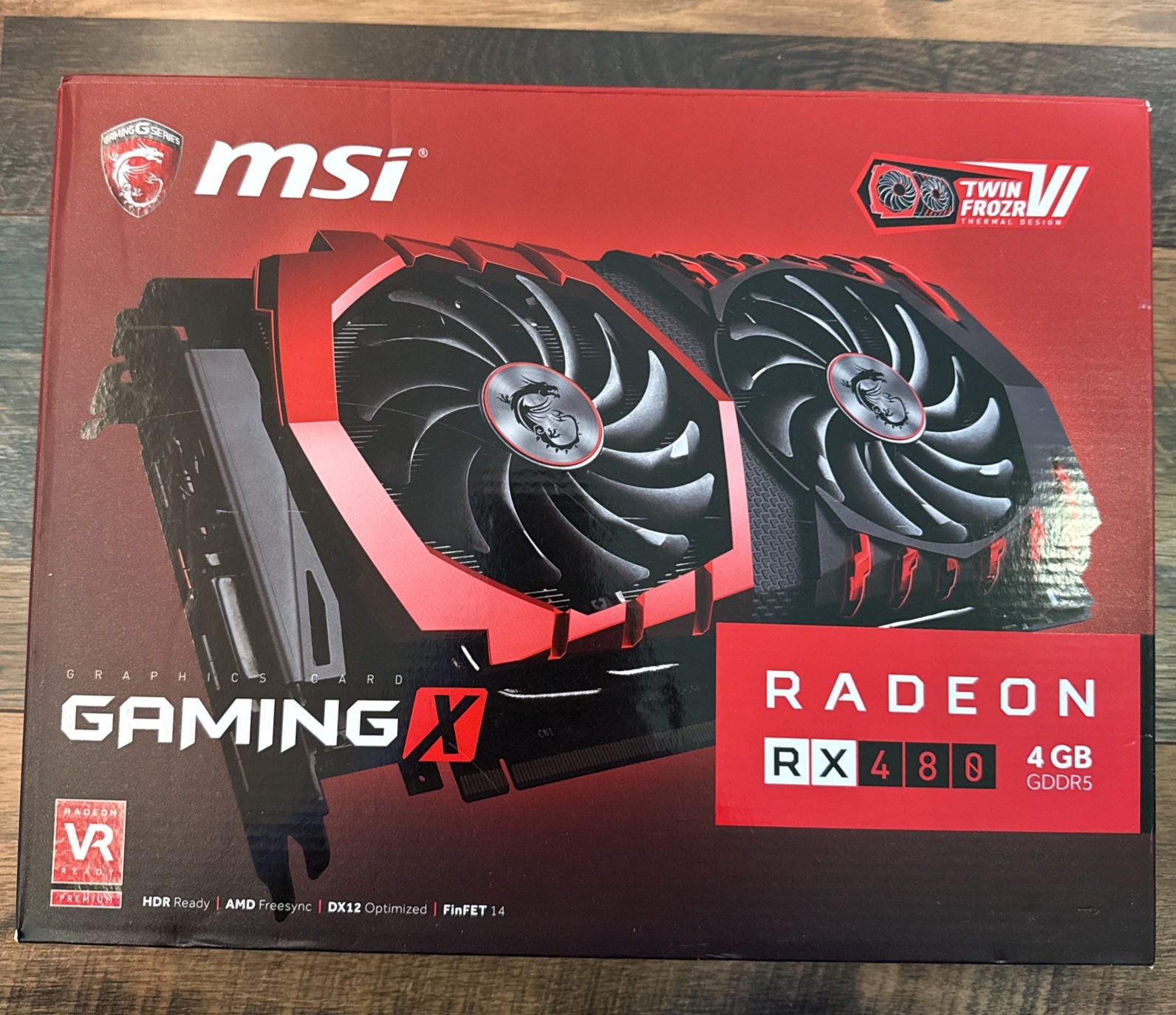 MSI Radeon RX 480 4GB GDDR5 Graphics Card RADEONRX480GAMINGX4G