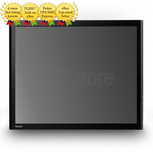 EUNJIN Display POS 17" LCD Touch Screen Monitor ED170 VGA HDMI-No Tariffs In US