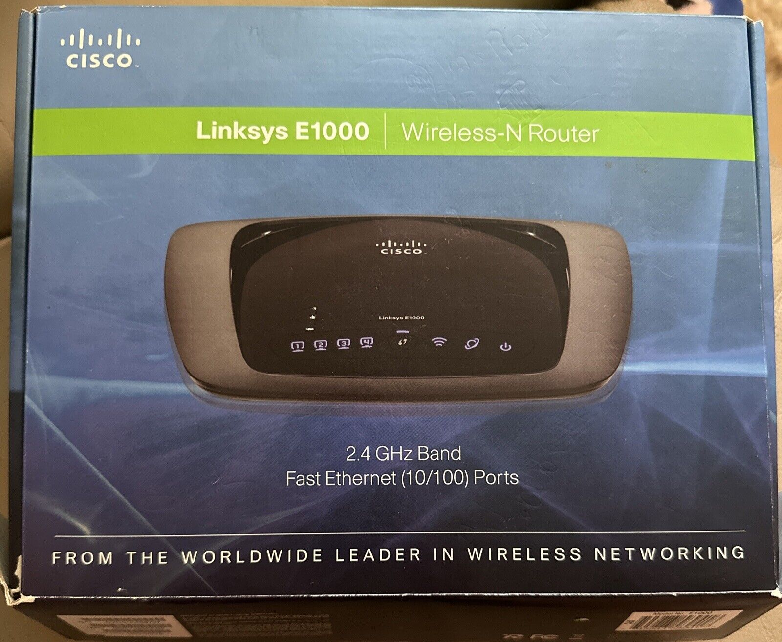 CISCO Linksys E1000 Wireless-N Router 300 Mbps 4-Port 10/100