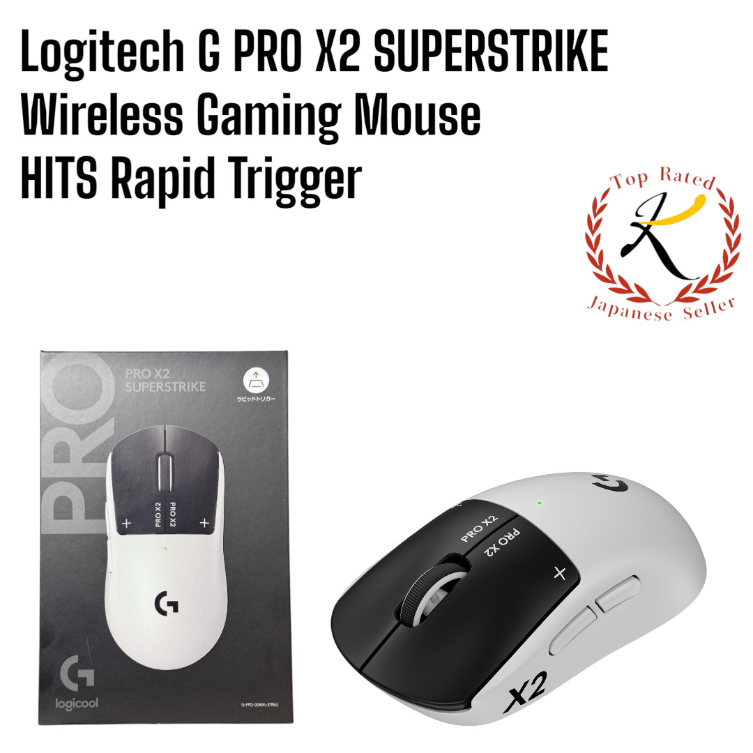 【US/DDP】 Logitech G PRO X2 SUPERSTRIKE Wireless Gaming Mouse HITS Rapid Trigger
