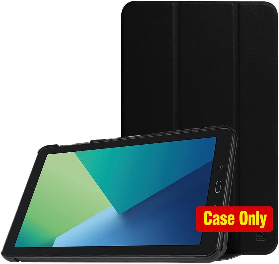 Slim Protective Stand Case for Samsung Galaxy Tab A 10.1 (2016) - Lightweight Bl