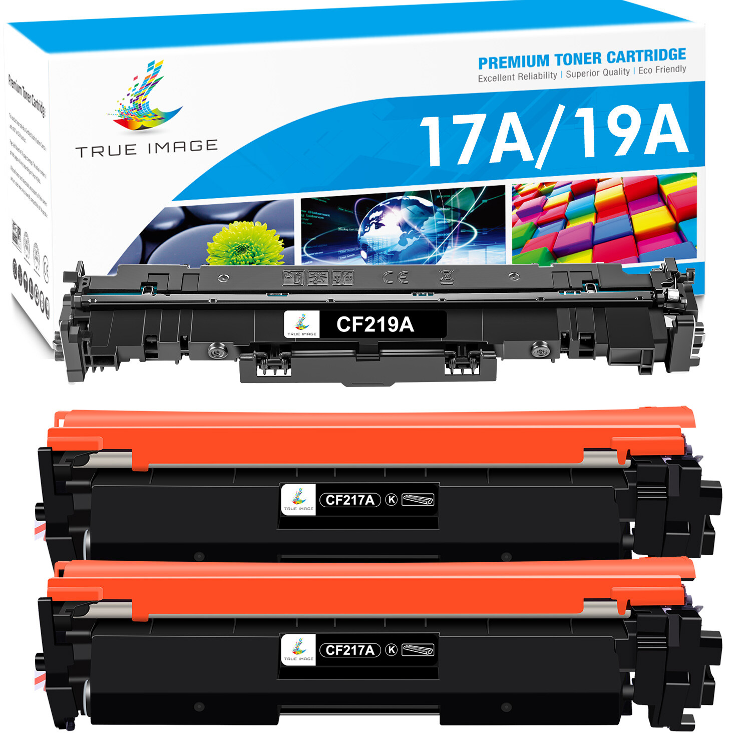 CF219A 19A Drum CF217A 17A Toner For HP LaserJet Pro M102w MFP M130nw M130fw Lot