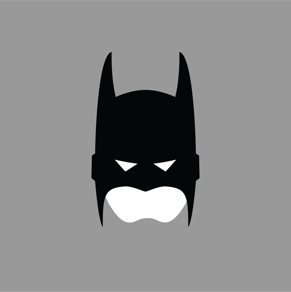 Batman Mask - Mac Apple Vinyl Decal Laptop Decal Bumper Sticker Window Sticker