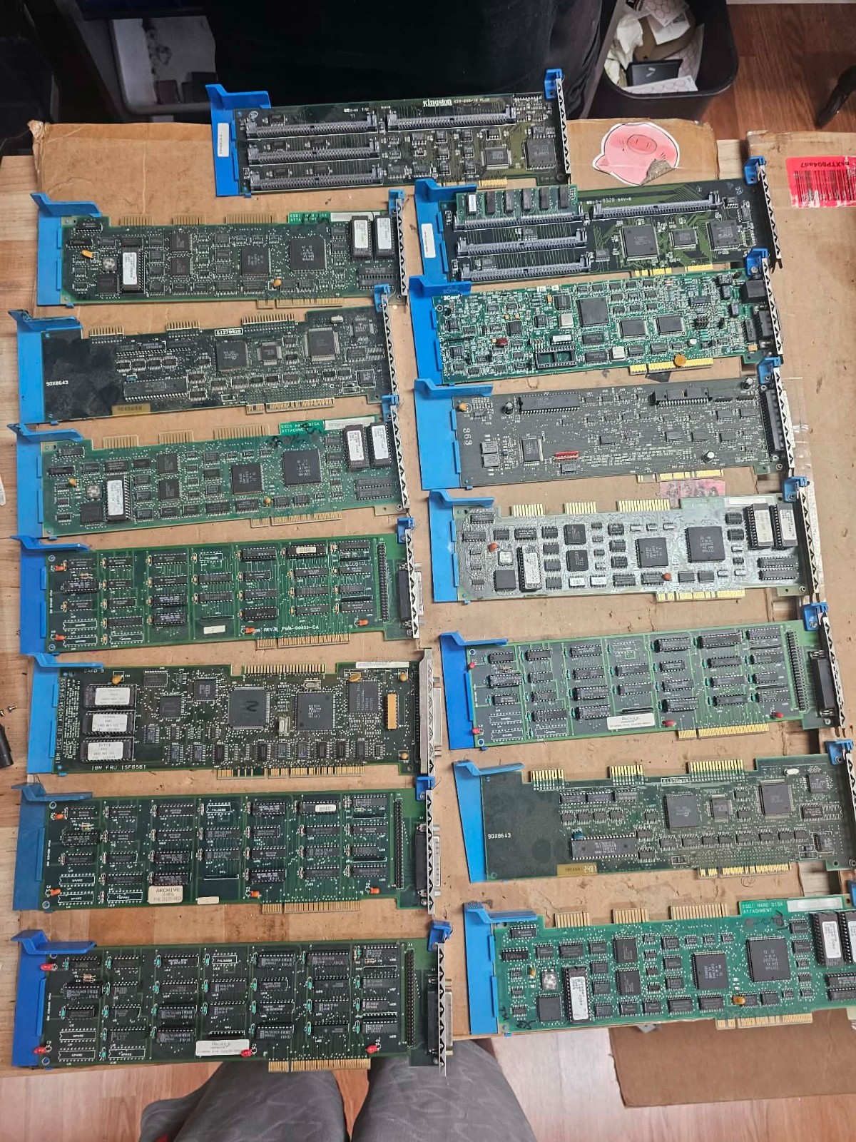 Big IBM PS/2 MCA Microchannel Lot 15x Misc Expansion Boards ESDI DISK MEMORY +