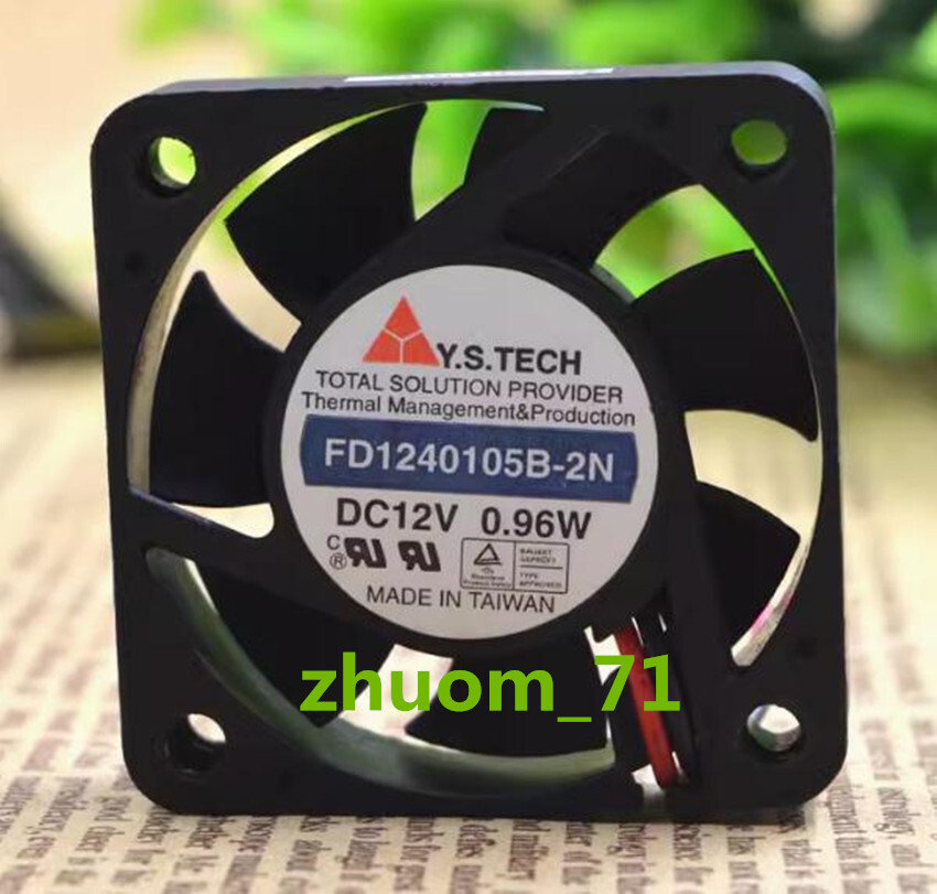 1PC Y.S.TECH FD1240105B-2N 12V 0.96W 4CM 4010 2-Pin cooling fan