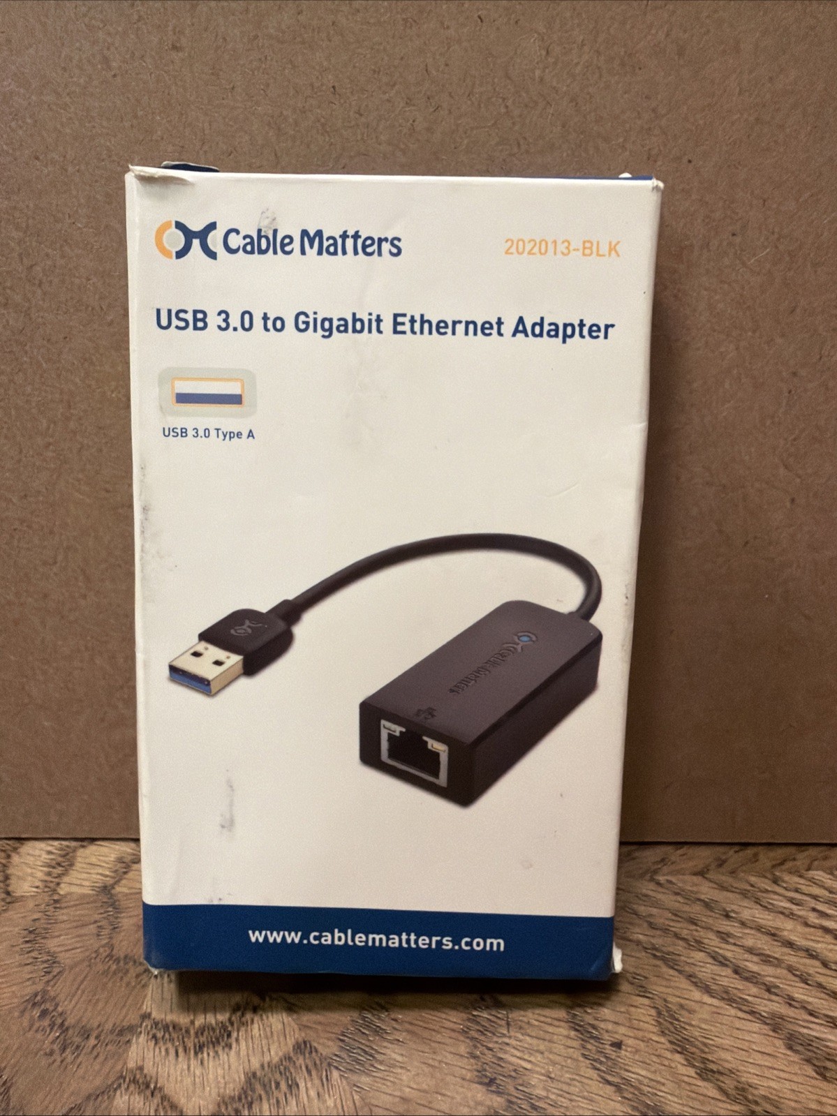 Cable Matters USB 3.0 To Gigabit Ethernet Adapter 202013-BLK