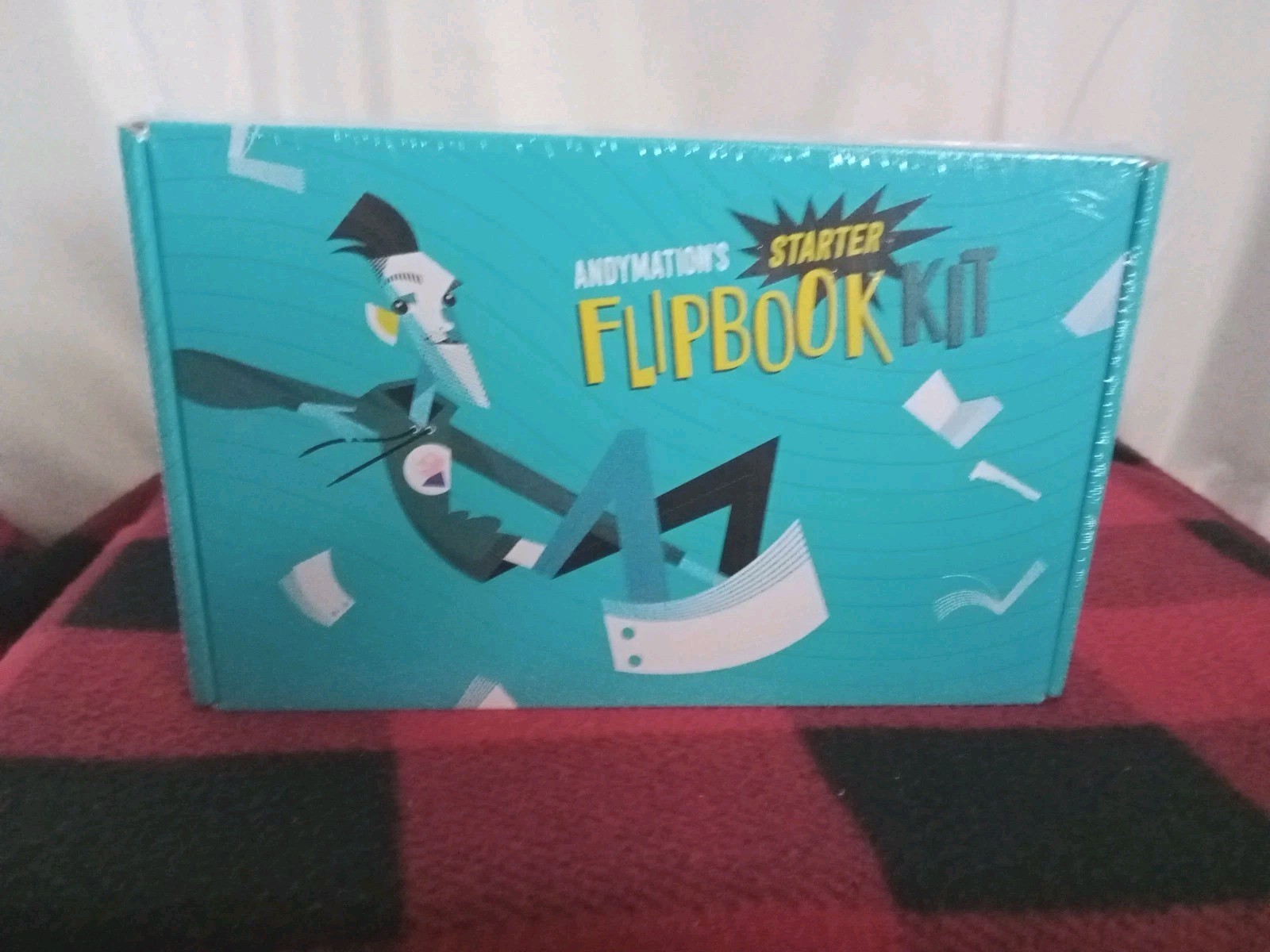 Official Andymation's Flipbook Starter Kit for Kids & Adults with LED Light New 