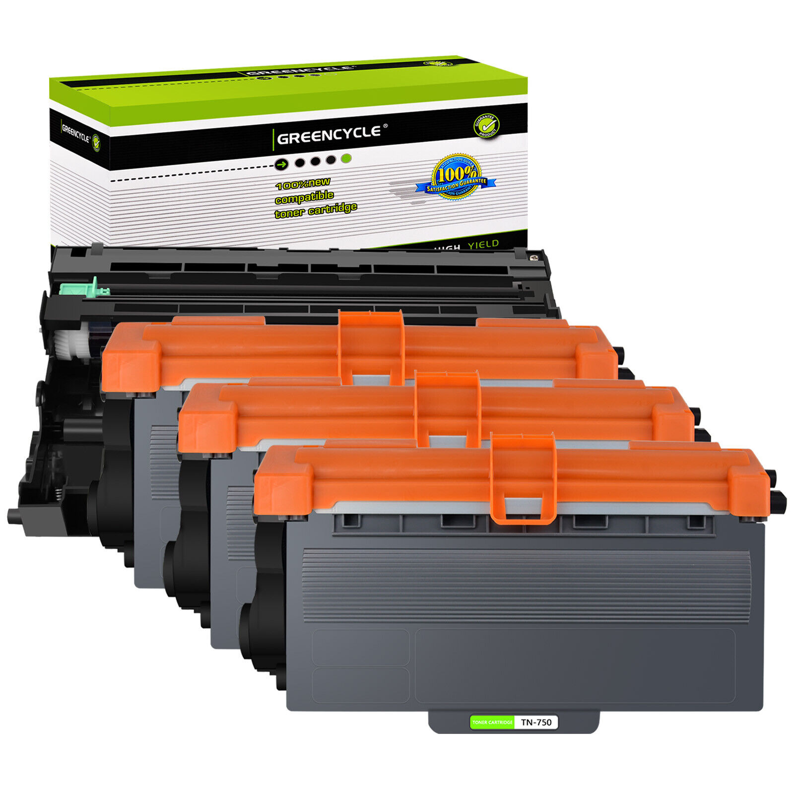 3 TN750 Toner Cartridge+1 DR720 Drum For Brother MFC-8710DW HL-5450DN DCP-8150DN