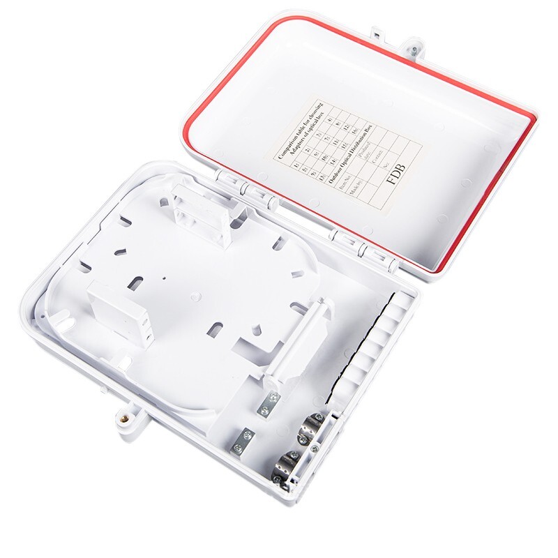 8 core Outdoor Optical Fiber Distribution Box PLC 8 Splitter Distribution Box