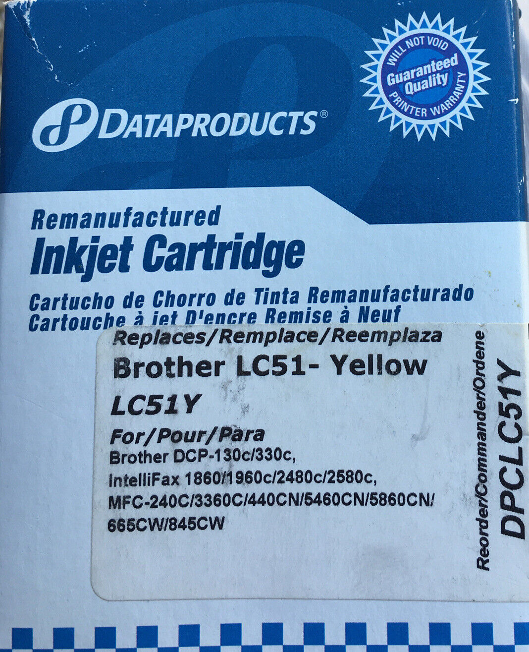 Dataproducts DPCLC51M Remanufactured Ink Cartridge Replacement Brother Yellow-16