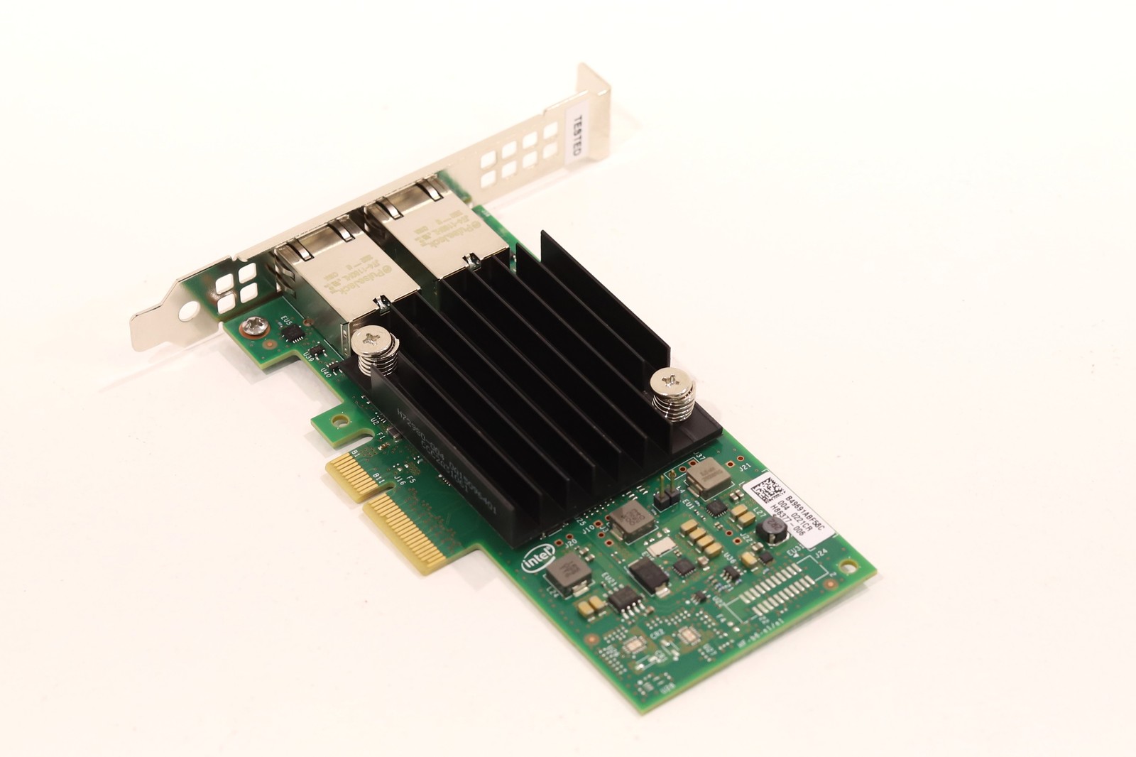 Intel X550-T2 Dual-Port 10GbE PCIe x4 Network Adapter P/N: X550T2BLK Tested
