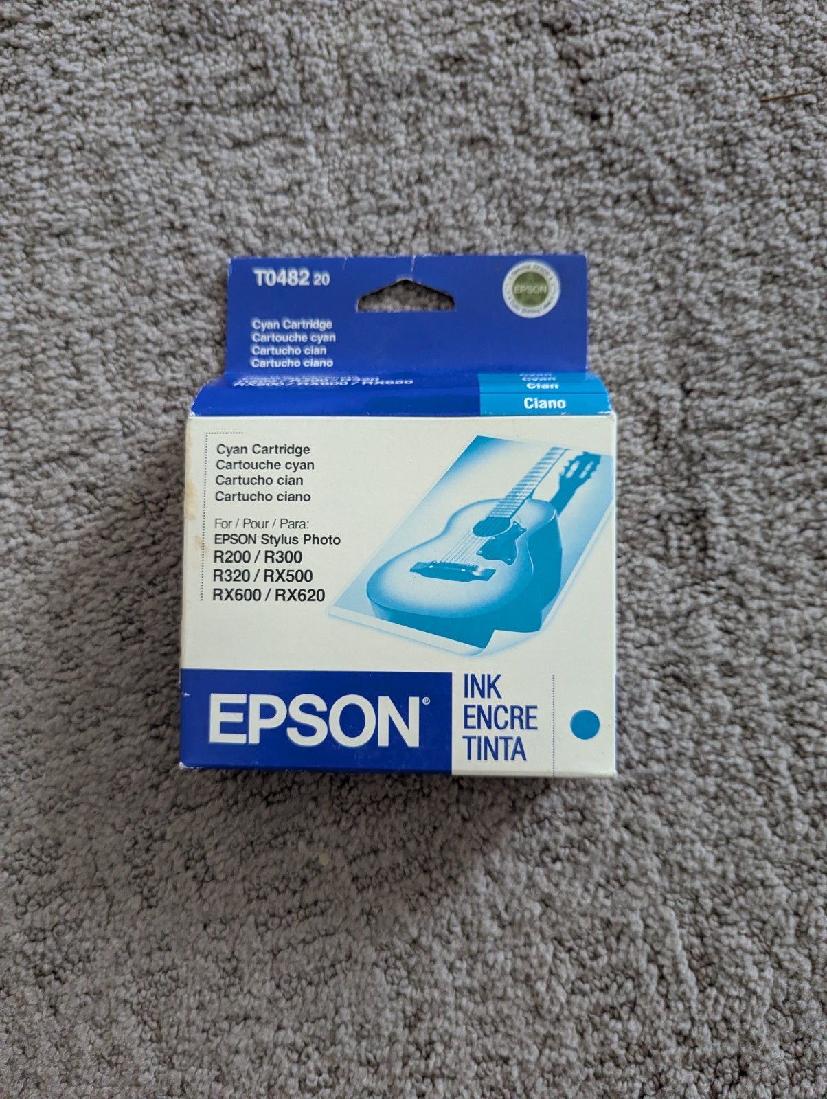 Genuine EPSON Ink Cartridge # TO48220 Cyan