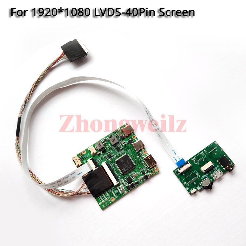 For LP156WF1-TLA1/TLB1 1920x1080 Mini-HDMI USB-C LVDS-40Pin LCD Driver Board Kit