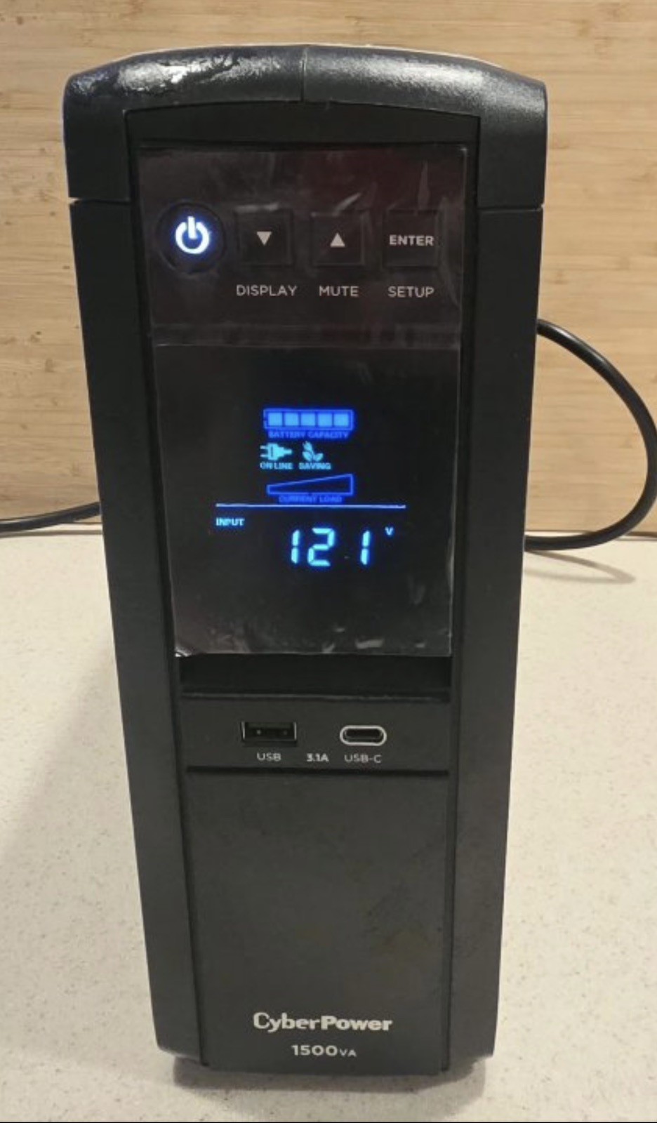 CyberPower 1500VA Battery Back-Up System UPS 10 Outlet  LX1500GU3 - TESTED